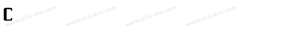 China Town字体转换